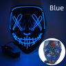 Cosmask Halloween Neon Mask Led Mask Masque Masquerade Party Masks Light Glow In The Dark Funny Masks Cosplay Costume Supplies