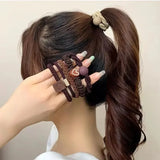 5pcs/Bag Women High Elastic Seamless Hair Rope Durable Bowknot Headbands No Crease Ponytail Holder Rubber Band Hair Accessories