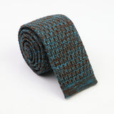 Cravates classiques en tricot pour hommes, cravates décontractées, à pois, à carreaux, pour loisirs, chaudes, pour affaires, mariage, largeur 6 cm