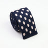 Cravates classiques en tricot pour hommes, cravates décontractées, à pois, à carreaux, pour loisirs, chaudes, pour affaires, mariage, largeur 6 cm