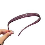Toothed Headband Sunglasses Shaped Headband Transparent Non-slip Hair Hoop Hairstyle Fixing Tool Hair Accessories Hairband