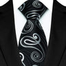 Cravate classique en cachemire pour homme, motif floral de luxe, motif à pois, 8 cm, jacquard, pour homme, pour affaires, mariage, fête, accessoire de tous les jours
