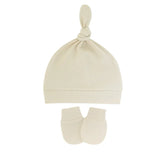 Bonnet pour nouveau-né avec gants, bonnet chaud en coton pour enfants, accessoires pour enfants, bonnet de nuit pour bébés de 0 à 6 mois, automne et hiver
