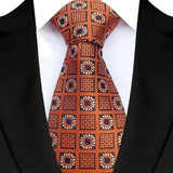 Cravate classique en cachemire pour homme, motif floral de luxe, motif à pois, 8 cm, jacquard, pour homme, pour affaires, mariage, fête, accessoire de tous les jours