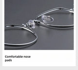 DIEDIESEE New Anti Blue Light Men's And Women's Titanium Frame Can Be Paired With Myopia Optical Prescription Glasses Frame 1901