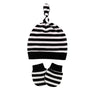 Bonnet pour nouveau-né avec gants, bonnet chaud en coton pour enfants, accessoires pour enfants, bonnet de nuit pour bébés de 0 à 6 mois, automne et hiver