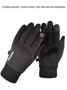 Winter Skiing Warm Gloves for Men Outdoor Cycling Waterproof, Non Slip, Thickened Female Couple Touch Screen Lamb Fleece