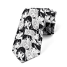 Cravate unisexe pour homme, motif dessin animé, décontractée, créative, nouveauté, accessoires uniques, cadeaux d'affaires, accessoires pour chemises de mariage