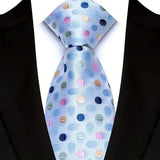 Cravate classique en cachemire pour homme, motif floral de luxe, motif à pois, 8 cm, jacquard, pour homme, pour affaires, mariage, fête, accessoire de tous les jours