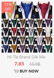 Hi-Tie Marque Soie Pré-noué Homme Nœud Papillon Mouchoir Boutons de Manchette Ensemble Nœud Papillon pour Homme Jacquard Solide Cachemire Floral Mariage Cadeau d'Affaires