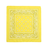 Fashion Hip Hop Bandana Kerchief Unisex Black Hair Band Neck Scarf Headwear Wrist Wraps Head Square Scarves Print Handkerchief