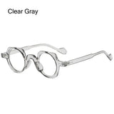 Round Square Frame Blue Light Blocking Glasses Japanese Style Unisex Non-Prescription Glasses Eyeglasses Frame