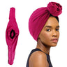 New Elegant Retro Turban for Ladies Cotton Headband Women Muslim Headscarf Beanie Cap Hair Cover Cap African Head Wraps Bonnet