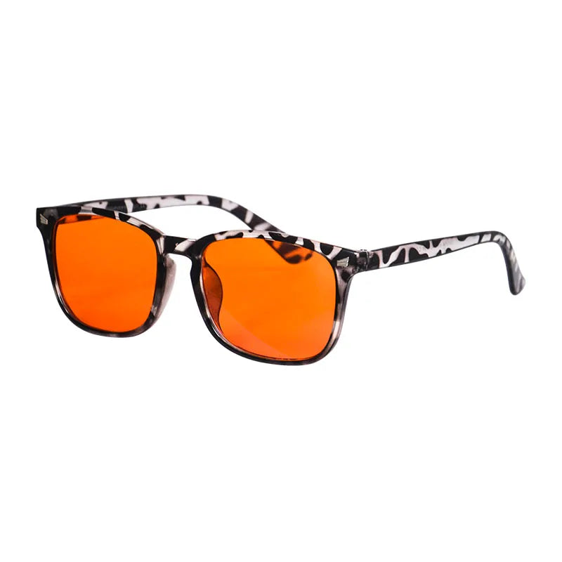 Blue and Green Wavelength Blocking Glasses Disruptive Light Blocking Glasses for Better Sleep Eliminate Eye Strain