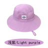 SMILE Baby Sunhat Summer Spring Kids Bucket Hat For Girls Boys Children Big Visor Cotton Sun Cap Beach Travel Panama Hats Caps