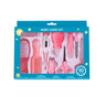 Kit de soins quotidiens pour nouveau-né, 10 pièces, brosse de toilettage pour bébé, peigne, coupe-ongles sûr, cadeau pour bébé