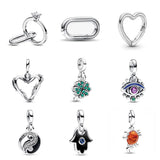 Nouveauté 2024 : bracelet européen en argent sterling 925, perles à faire soi-même, accessoires de bijouterie, sauf le crabe. Les autres modèles sont de petits trous.
