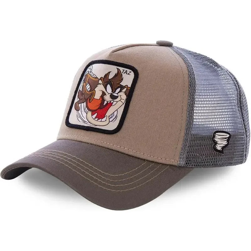 High Quality Brand Anime Cartoon Snapback Cotton Baseball Cap Men Women Hip Hop Dad Mesh Hat Trucker Hat Dropshipping