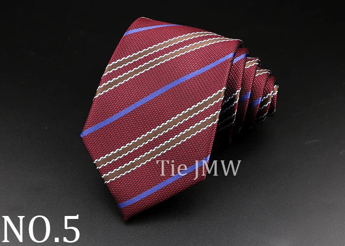 Cravate rayée pour homme, motif cachemire floral, marron et gris, idéale pour les loisirs, les affaires, le quotidien, les mariages, les fêtes, les accessoires, cadeau