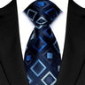 New Men's Classic Plaid Tie Luxury Dot 8cm Jacquard Neck Tie Necktie For Men Business Wedding Party Daily Wear Accessory