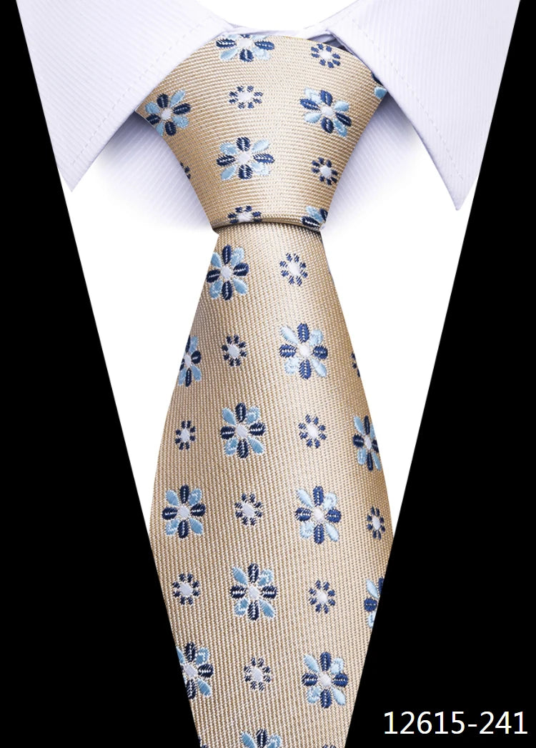 Cravate pour homme, nouveau design, vente en usine, offre spéciale, 7,5 cm, cravate, chemise à carreaux jaune, accessoires pour homme, anniversaire d'Abraham Lincoln