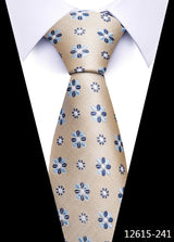 Cravate pour homme, nouveau design, vente en usine, offre spéciale, 7,5 cm, cravate, chemise à carreaux jaune, accessoires pour homme, anniversaire d'Abraham Lincoln
