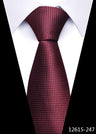 Cravate pour homme, 7,5 cm, de luxe, gris foncé, accessoires de mariage, à pois, pour le travail