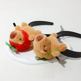 Headbands Summer Ladies Cute Face Wash Headband Funny Plush Hair Bands Hair Accessories Newborn Baby Props Children's Gifts