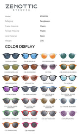ZENOTTIC (S Size) Retro Circular Polarized Sunglasses 2024 2025 Men Women Vintage Small Round Sun Glasses UV400 Goggles Shades