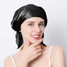 Bonnet de nuit en soie de mûrier 100 % naturelle, bonnet de douche en soie, bonnet de nuit, tâches ménagères, cuisine, soins capillaires, bonnet protecteur, accessoires pour cheveux