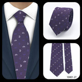 Cravates élégantes à pois pour hommes LYL 7 cm, cravate de luxe avec imprimé géométrique, cadeau pour invités, accessoires de festival pour gentleman