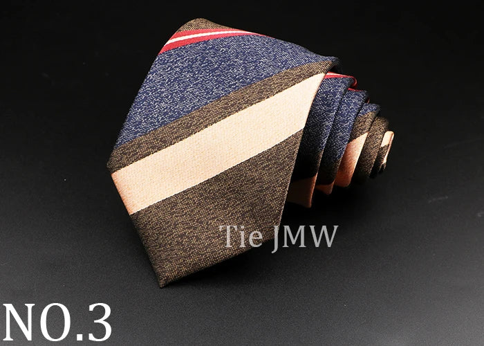 Cravate rayée pour homme, motif cachemire floral, marron et gris, idéale pour les loisirs, les affaires, le quotidien, les mariages, les fêtes, les accessoires, cadeau