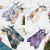Cravates JK paresseuses pour femmes, cravate fine et mignonne à carreaux, uniforme scolaire pour garçons et filles, vêtements de cosplay japonais