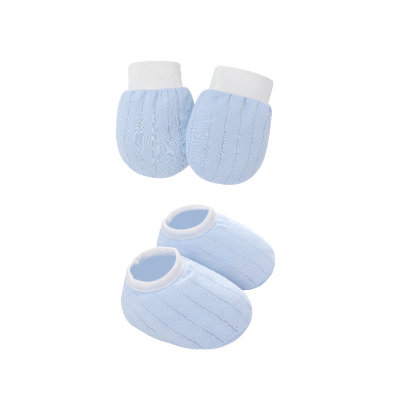 Conjunto de 2 o 3 gorros para bebé de primavera y otoño con forma de oreja, guantes y calcetines, gorros para recién nacidos, accesorios de fotografía informales, gorro de dormir a la moda.
