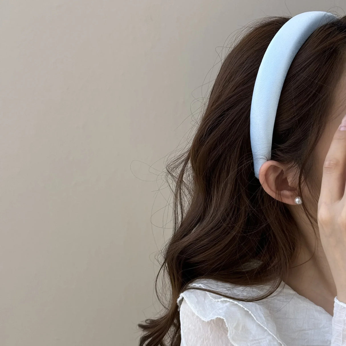 Korean Style Sponge Hairband Women's Fashionable Soft Versatile Headband Elegantly Designed Face Washing Popular Internet Red