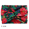 Printed Wide Elastic Headband Pilates Yoga  Running Cycling Hairband Turban Makeup Hair Hoop Makeup Headwrap for Women Girl
