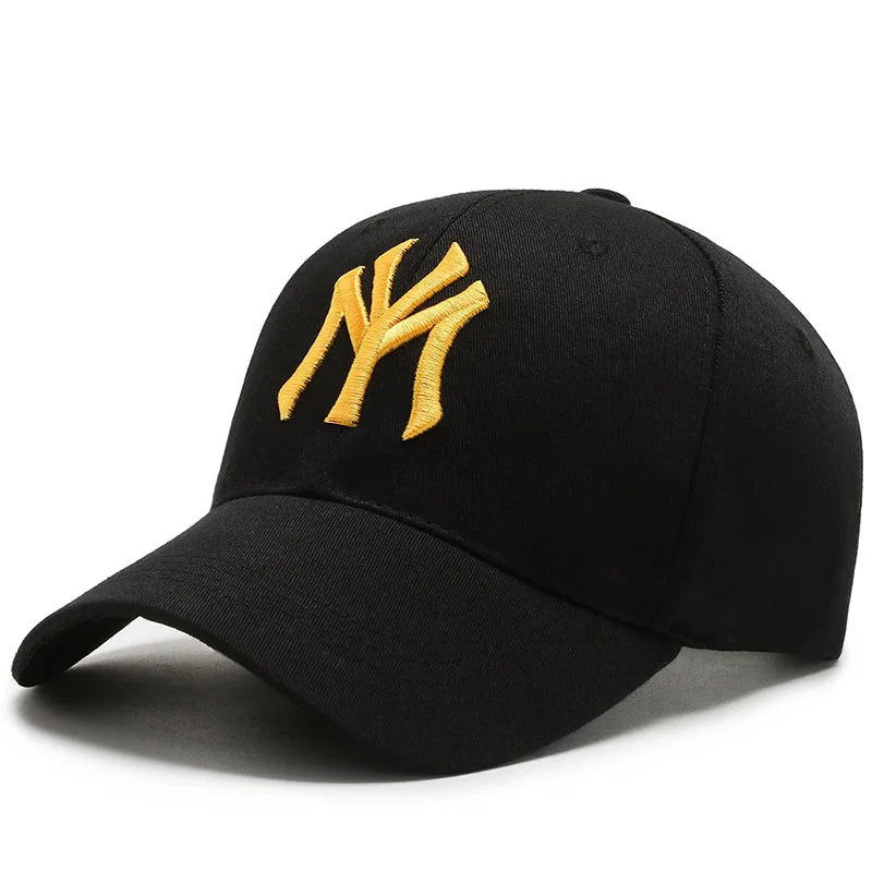 Casquettes de baseball à broderies tendance pour femmes et hommes, casquettes snapback, visières, chapeau de soleil, unisexe, réglables, en coton