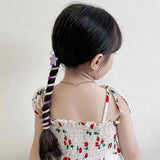 1/4pcs Elastic Telephone Wire Hair Ties Women Girls Star Hair Bands Spiral Coil Rubber Band Ponytails Head Rope Hair Accessories