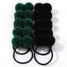 10Pcs/lot Grosgrain Ribbon Pigtail Hair Bows Elastic Hair Ties Hair Bands Holders Girls Baby Hair Accessories for Baby Infants
