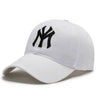 Casquettes de baseball à broderies tendance pour femmes et hommes, casquettes snapback, visières, chapeau de soleil, unisexe, réglables, en coton