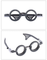 Pure Titanium Trial Frame Optometry Frame Multi Pupil Adjustable Lens Leg Eye Distance Measurement 3 Lenses By Dhoptical