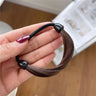 New Faux Wig Elastics Hair Ties for Women Girl Ponytail Wrap Holders Hair Band Simple Temperament Headwear Hair Accessories