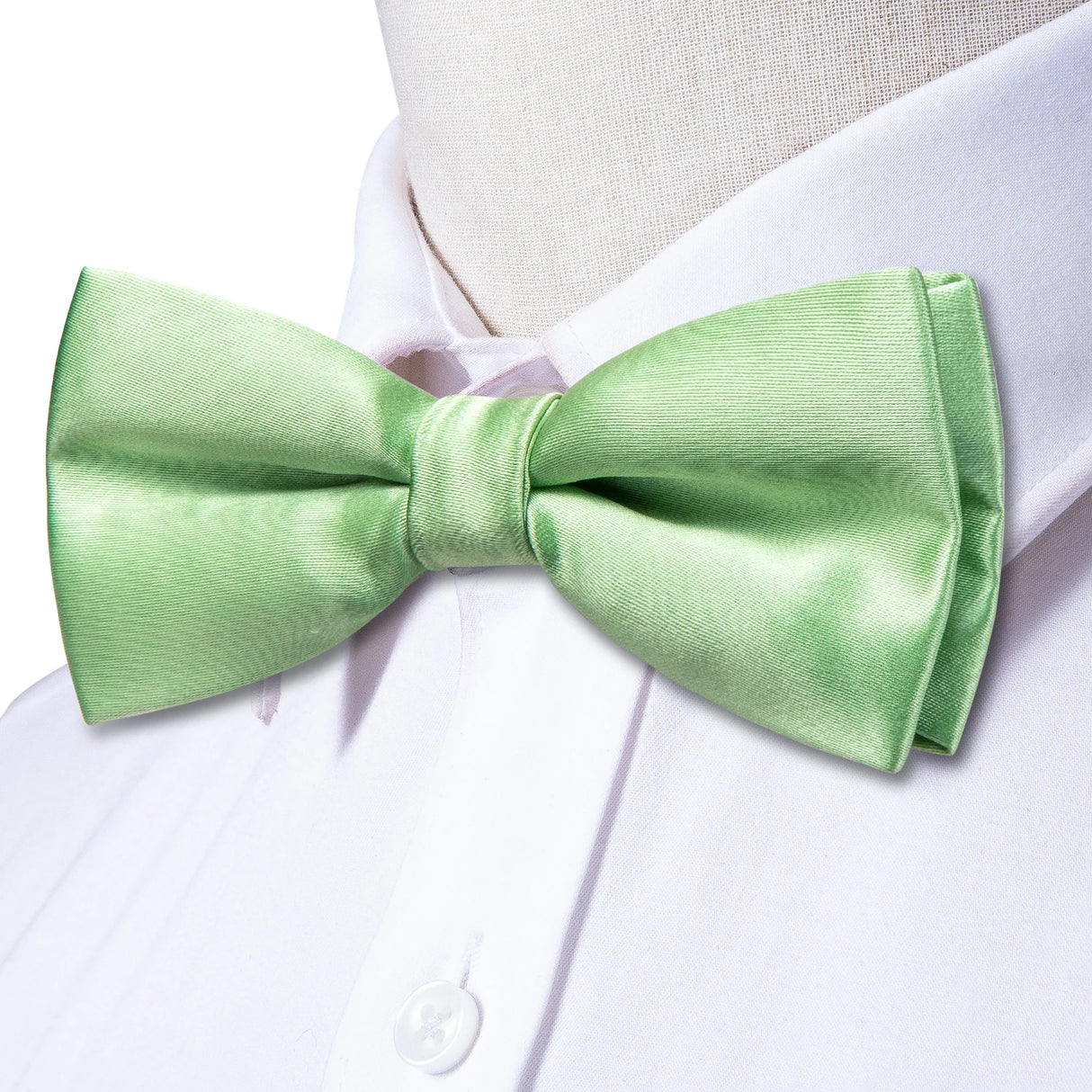 Hi-Tie Nœuds papillon verts de Noël pour hommes Cravate papillon en soie Ensemble de boutons de manchette et mouchoirs pour fête de mariage Nœud papillon uni à carreaux cachemire