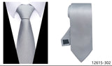 100% Silk Brand Purple Tie Men Necktie High Quality Mix Colors Silk 7.5 cm Gravatas Accessories Wedding April Fool's Day