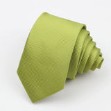 6cm Mens Business Tie Formal Plaid Jacquard Polyester Necktie Narrow Classic Corbata Neckwear Gravata Wedding