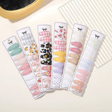Lot de 10 barrettes à cheveux en forme de goutte d'eau, 5,6 cm, avec broderie imprimée, pour filles mignonnes, épingles à cheveux, couvre-chefs, accessoires pour cheveux pour enfants