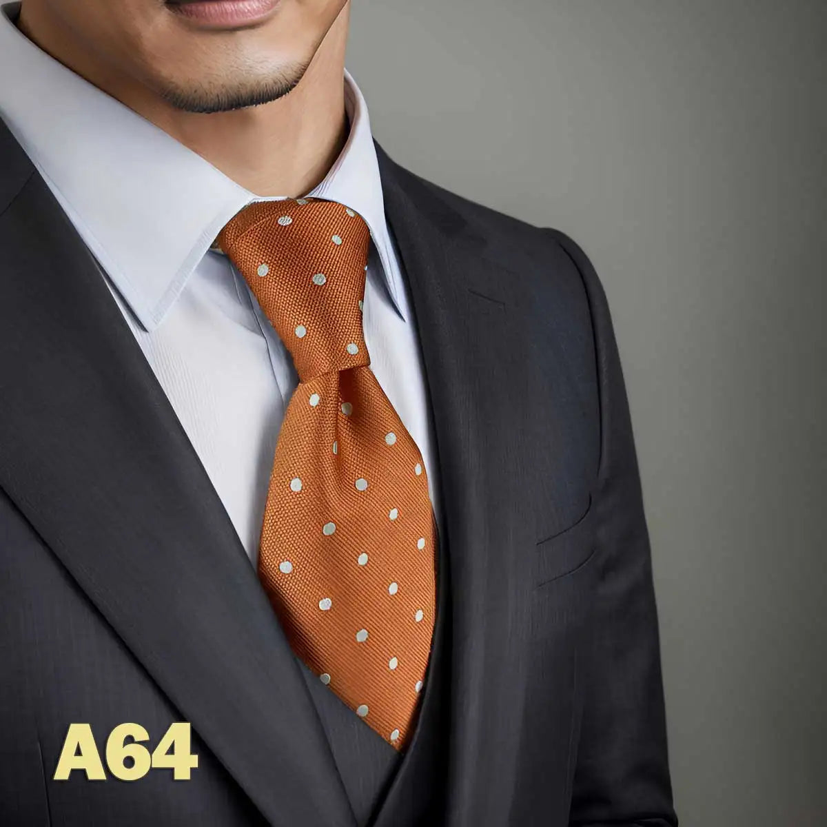 Cravates classiques jaunes et marron pour hommes, tenue de soirée, mariage, école, livraison directe