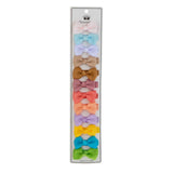 Lot de 12 barrettes à cheveux en ruban gros-grain massif de 4,5 cm pour enfants, faites à la main, accessoires photo, coffret cadeau