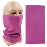 Outdoor Magic Bandana Solid Neon Color Cycling Hiking Scarves Headband Polyester Fashion Neck Cover Fishing Windproof Face Mask