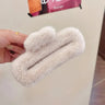 Winter Plush Square Hair Claw for Women Korean Elegant Acrylic Hairpins Faux Fur Hair Clip Pink Barrette Crab Hair Accessories